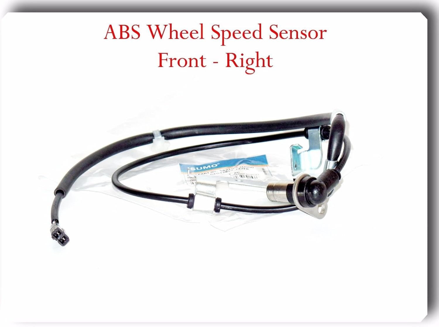 (SET OF 2) 56210-52D00-56220-52D00/ ALS1407 - ALS106 ABS WHEEL SPEED SENSOR FRONT - LEFT & RIGHT FITS: SUZUKI GRAND VITARA 2001-2005 SUZUKI XL7 2002-2006