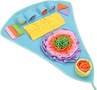 ZUNTSUTOCK PURT DOAGE CIBEL - DOG SNIFKING FOOD, Stimulating Food Stimulating Spatial Vessel for Dogs | Simple Puppy Sniffing Mat | Interaktiv sniffande matarpussel för underrättelseutveckling