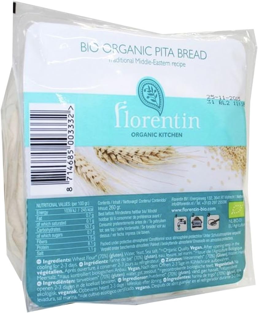 Florentin | Pitta Bread - white | 7 x 260g