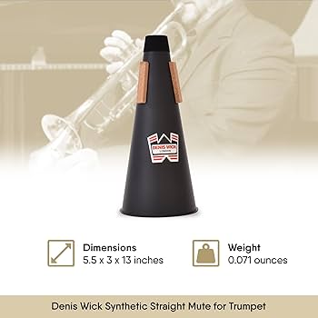 Amazon | Denis Wick トランペット用 ストレートミュート（ファイバー
