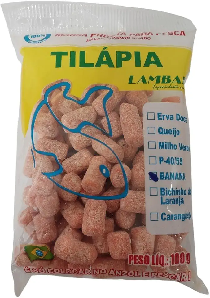 Kit 2 Isca Pronta Para Tilápia Massa Pronta Para Pesca Peixe