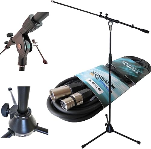 keepdrum MikrofonstA nder MS107B Mikrofonkabel XLR XLR