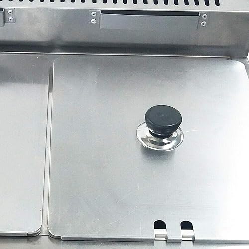 Miniatura 3 de Calentador de alimentos comercial de 2 sartenes, 6L 2 quemadores, freidora de gas, freidora de gas de acero inoxidable NG/LPG, freidora de gas 122.0