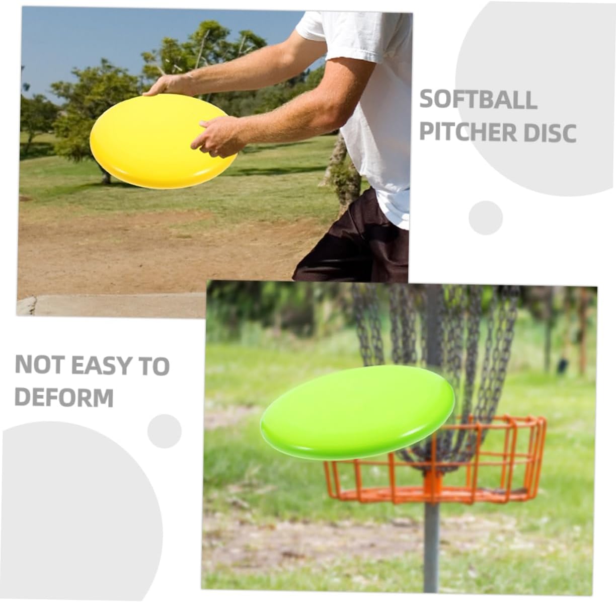 6pcs Softball Training Disc Reusable Pitcher Training Aid for Improving Throwing Accuracy for and Players Pe Material Non- Design for Home and Outdoor Practice