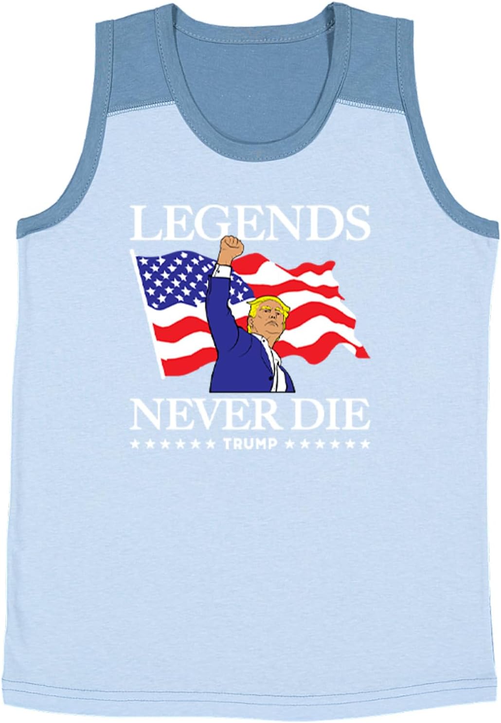 Love Eagle - Philly Sports Youth Contrast Back Tank Top