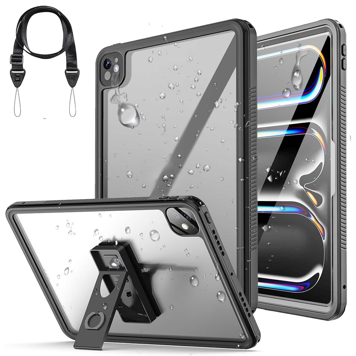 Ayoii 軽量型 iPad Pro 13インチ用 防水ケース (M5/M4、2…