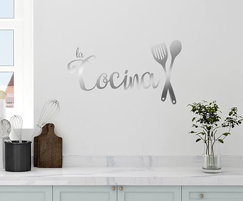 Miniatura 6 de 24"x13" la cocina la cocina Español calcomanía decorativo para pared arte mural decoración del hogar cita