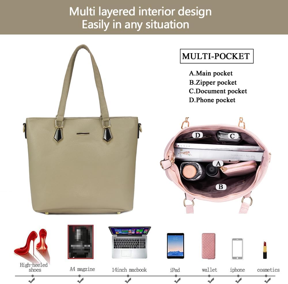 2E-youth Designer Purses and Handbags for Women Satchel Shoulder Bag Tote Top Handle Bag | Designer Purses, Handbags, Designer - Image 6