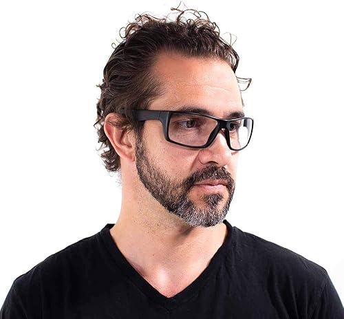 Miniatura 2 de VITENZI Gafas de seguridad con bifocales de lectura, lectores protectores envolventes, paquete de aumento de 1.50 pulgadas de color negro y tortuga