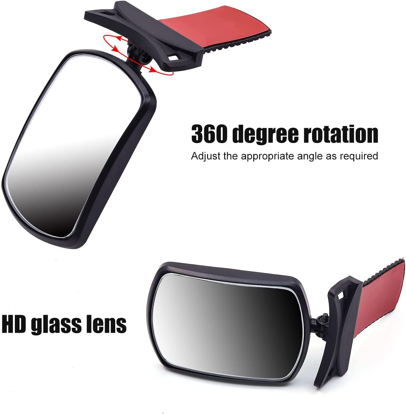 1PC Specchietto Retrovisore per Auto,Universale Bambino Vista Posteriore Specchio Regolabile a 360° Autoadesiva Specchietto per Osservazione per Seggiolino Auto