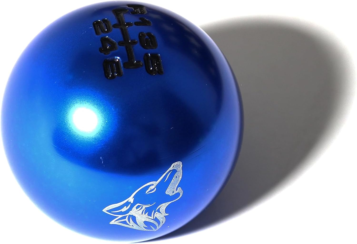 6-Speed Shift Knob - Coyote Logos for 2015+ Ford Mustang (Blue)