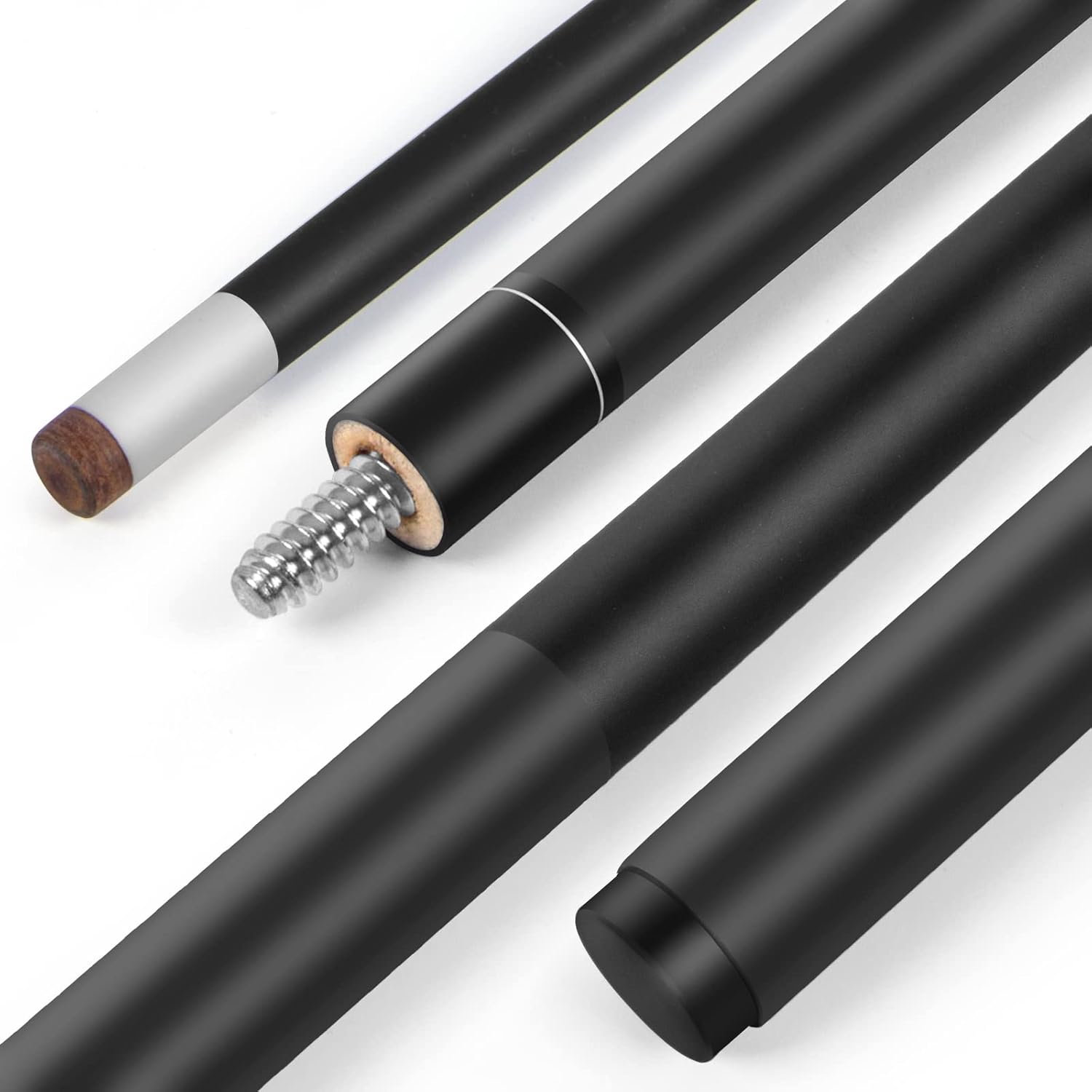 Kmise Pool Stick Set of 2, Professional Billiard Pool Cue Stick 18,19,20 Oz Pool Stick-Made of Fiberglass Graphite Composite : Sports & Outdoors