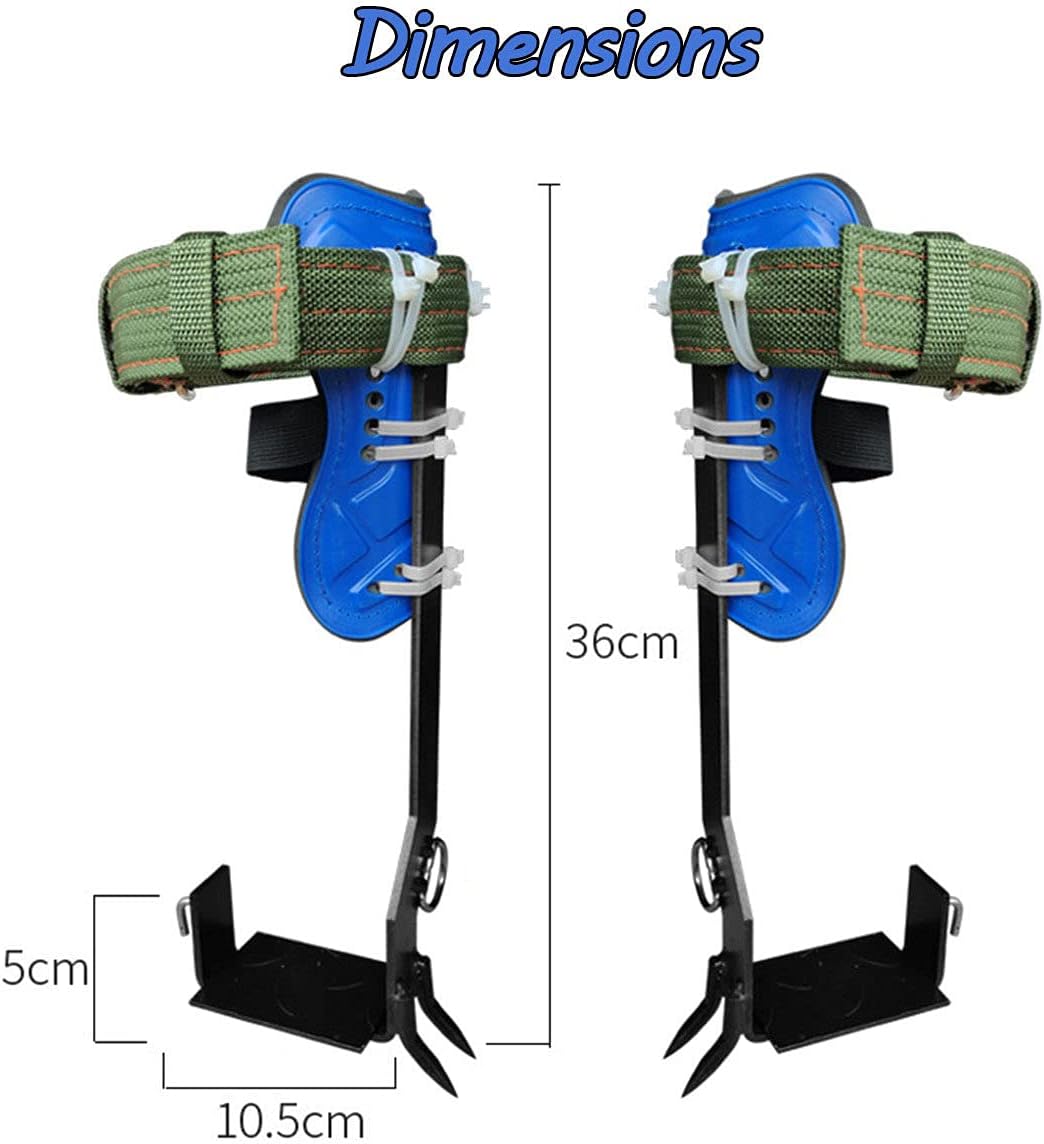 Tree Climbing Gear, Tree Climbing Spikes 304 Stainless Steel Claw Climbing Tree Spikes Outdoor Sports Tree Climbing Tool,for High Altitude Logging Fruit Picking Hunting Equipment