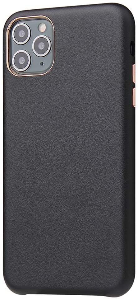Étui cuir iPhone 11 noir pour le bureau et les déplacements