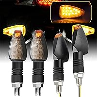 Vista 2 de MAANYA motorcycle turn signal 1 Pair Universal 12V Flashing Turn Signals Motorcycle Lights Rear Blinker Indicator Tail Light For Cafe Racer For