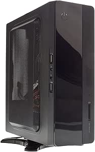 Boîtier Mini Tour Mini ITX Spirit avec Alimentation, 130W, Noir