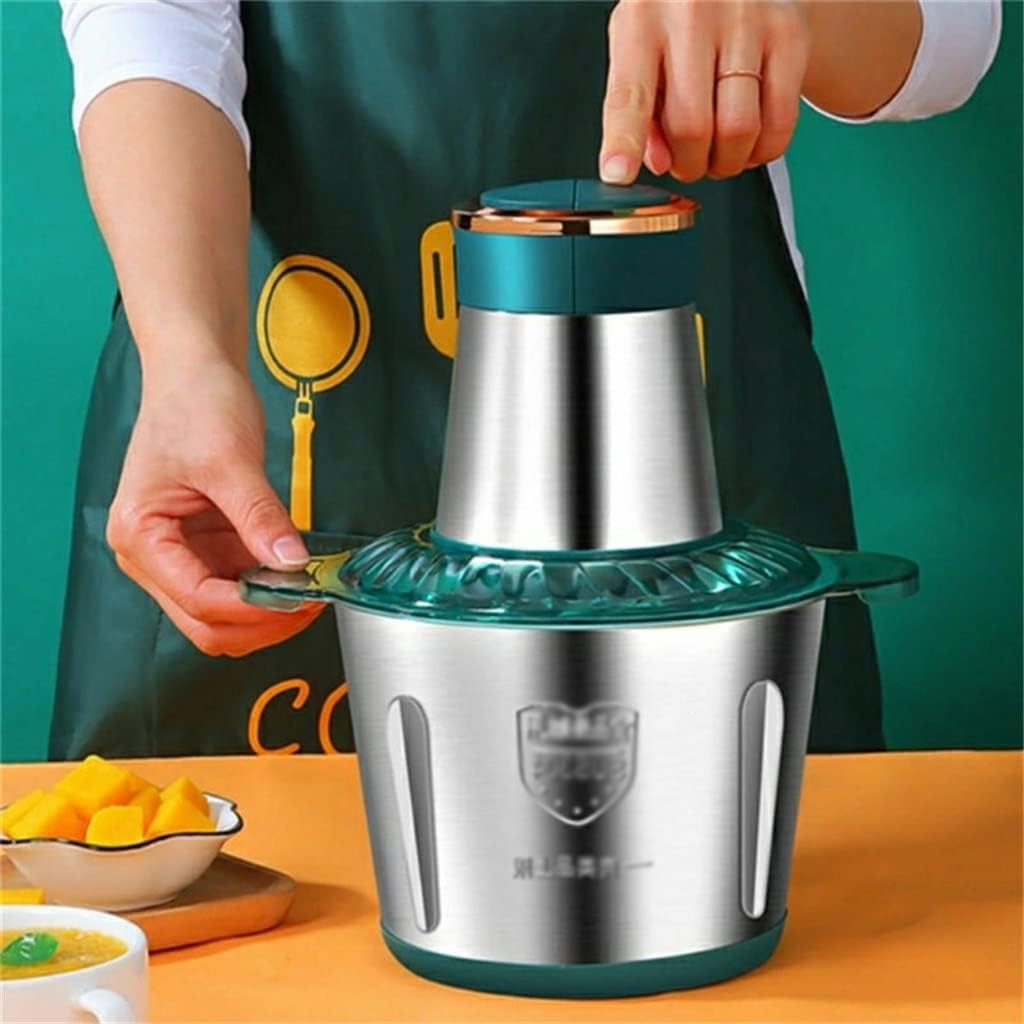 2 Speeds 220-240V 250W High Power Stainless Steel 2L 3L Capacity Electric Chopper Meat Grinder Mincer