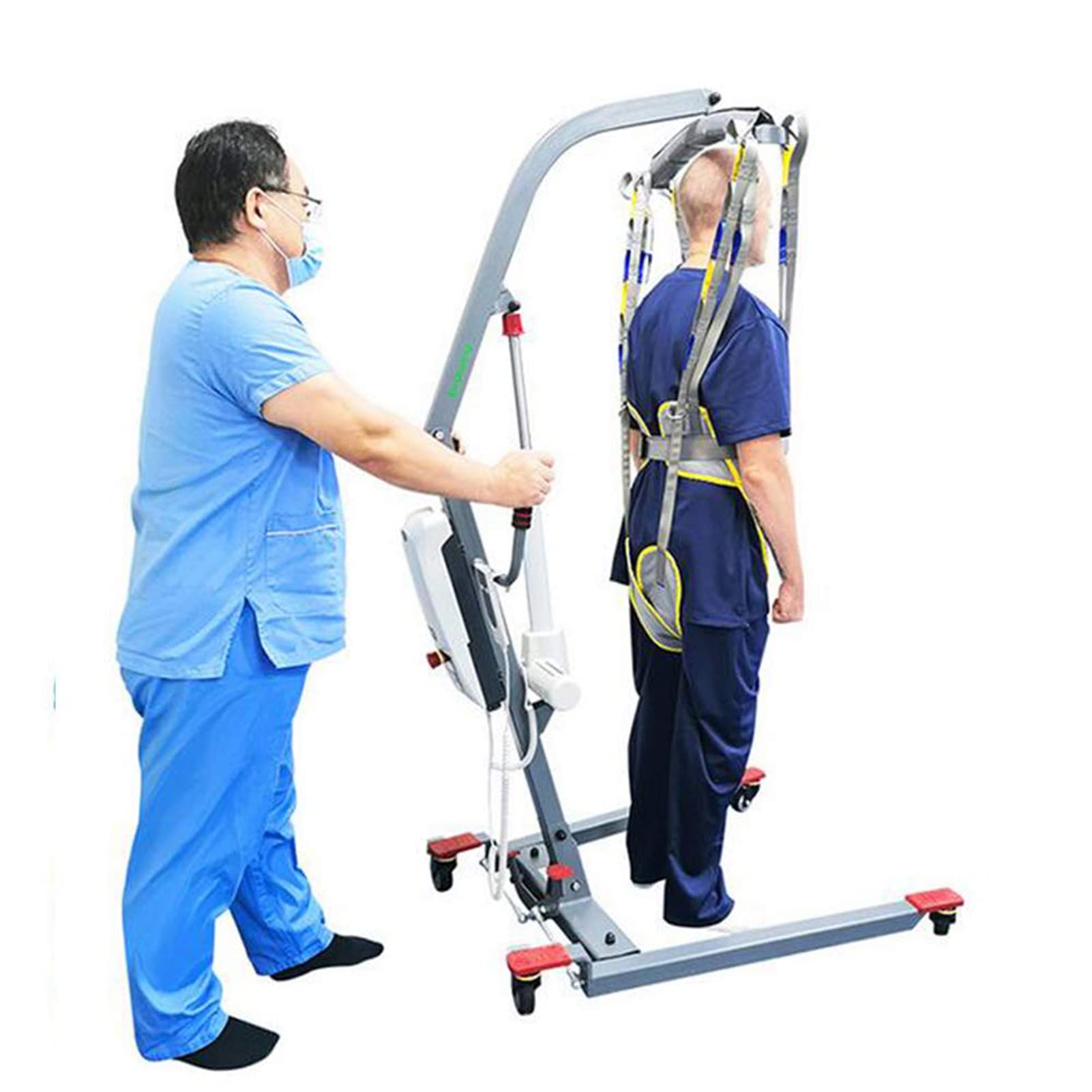 Medico Imbracatura di Sollevamento, Eslingas para Caminar, Ayuda para Caminar De Pie Eslingas, Grúa de Paciente para Enfermería, Ancianos, Discapacitados（No Incluye grua）