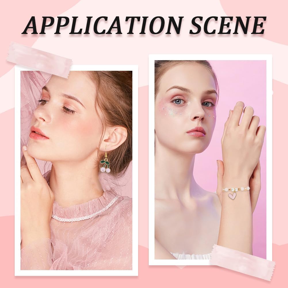 SUNNYCLUE 1 Box 80Pcs 20 Styles Assorted Pink Charms Metal Enamel Charms Bulk Alloy Coquette Bowknot Flower Heart Butterfly Crown Moon Star Pendants for Jewelry Making Bracelets Earrings DIY Crafts - Image 6