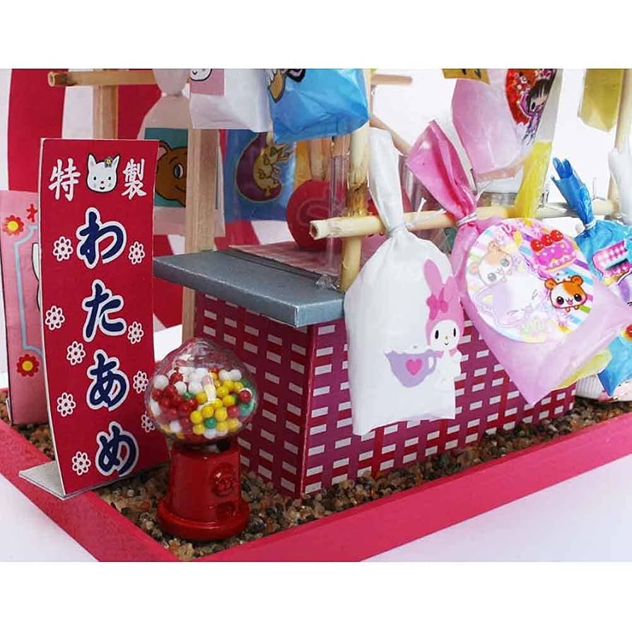 Amazon.co.jp: 手作り「ハウス工作キット」 縁日屋台「わたあめ