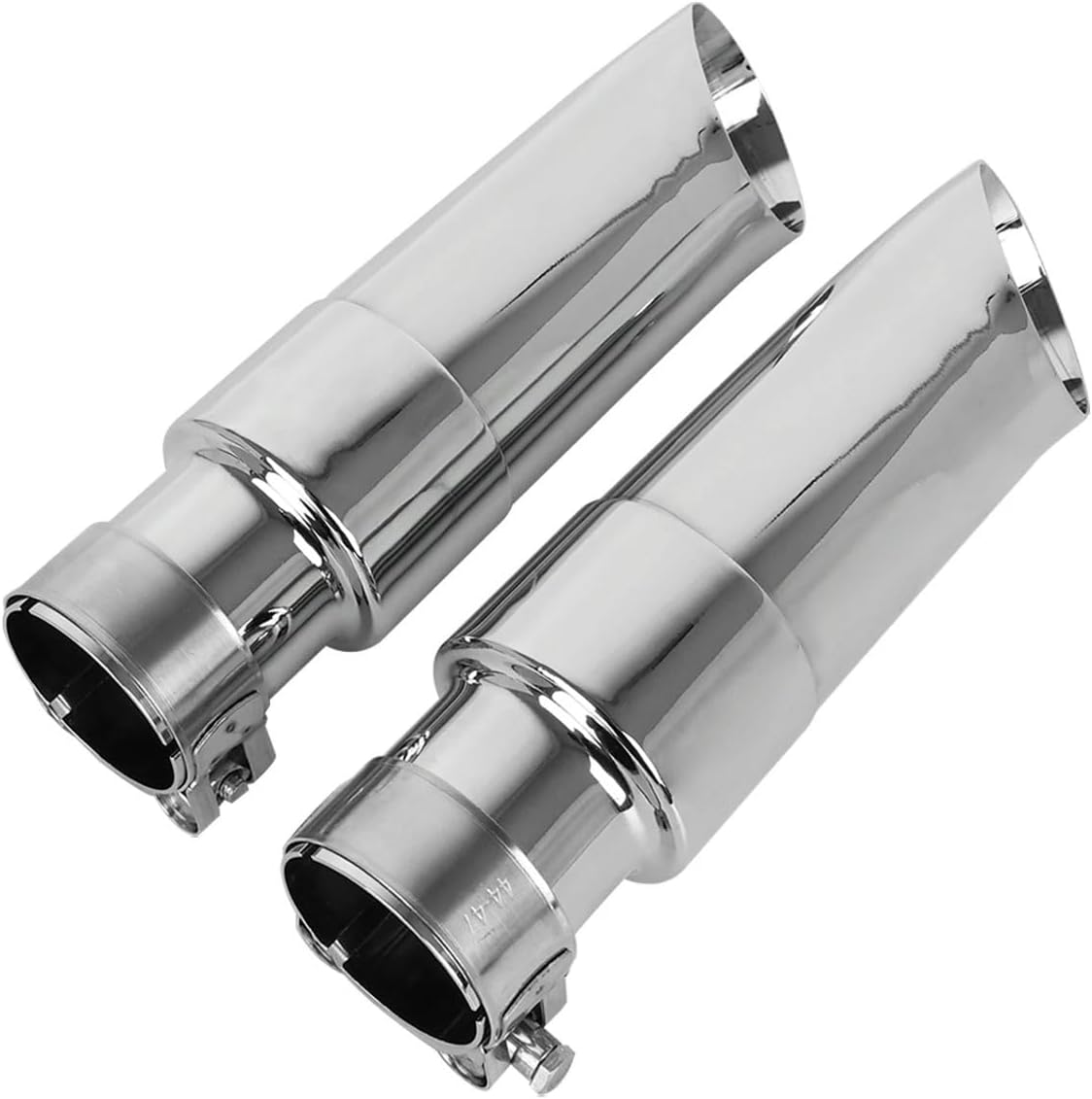 Slip-On Exhaust System Short GP Mufflers Exhaust Pipe Tail Section for Indian Scout Sixty Twenty for Bobber Rogue Twenty 2015-2023