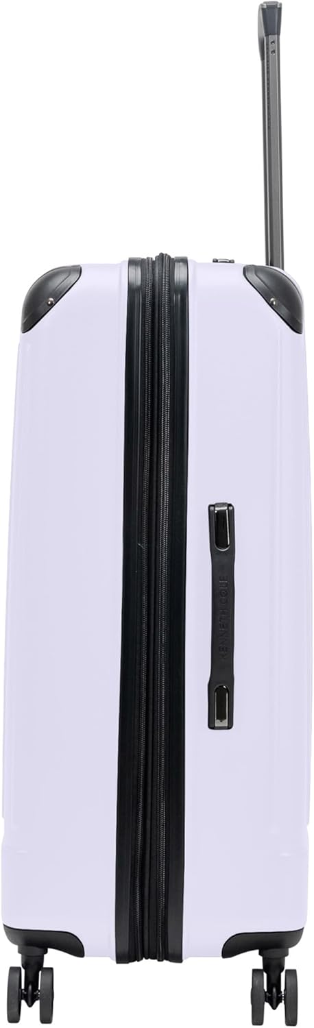 Flying Axis Collection Lightweight Hardside Expandable 8-Wheel Spinner Luggage, Lavender, 28-Inch Checked