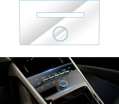 Car Center Console Gear Shift Knob Panel Cover for Porsche Cayenne | Matte Center Console Protective Film for Cayenne 2024-2025 Interior Accessories