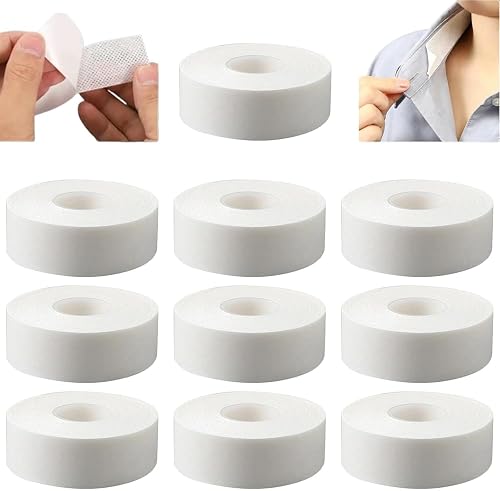 10Pcs Disposable Collar Sweat Absorbent Tape for Shirts
