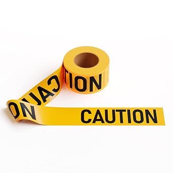 Crowd Control Warehouse Caution Do Not Enter Warning Tape, 3 in X 1000 Ft
