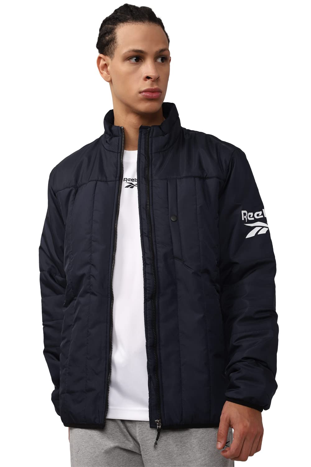 reebok Men's Car Polyurethane (PU) Standard Length Coat-picture-54