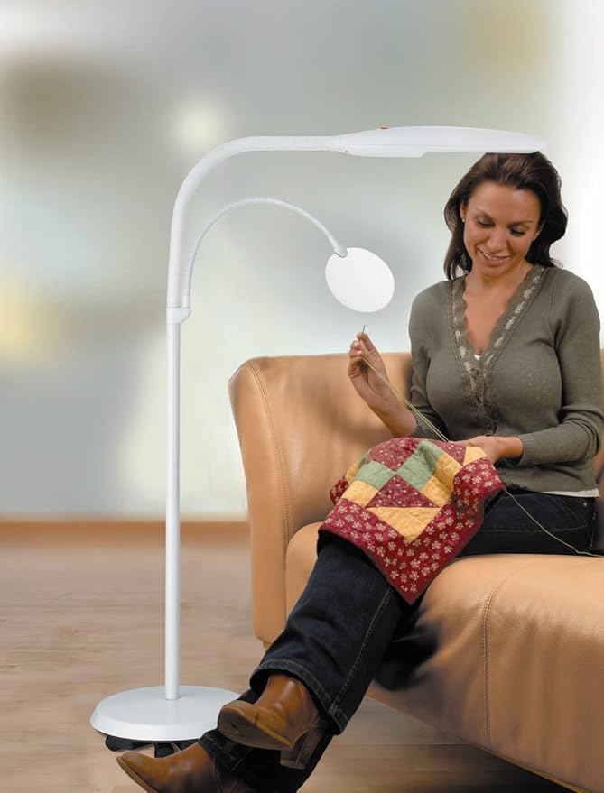 Daylight Company Ltd Daylight D23030-01 | Easy Twist Floorstanding Lamp with 18W Flicker Free Tube photo 2