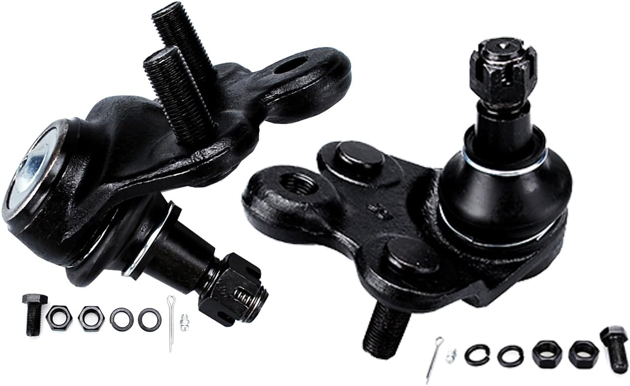 INEEDUP NEW Pair Set of (1) Front Left Lower Ball Joint (1) Front Right Lower Ball Joint Compatible for Honda for Civic