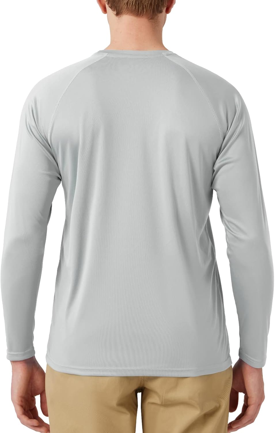Men’s UPF 50+ Rash Guard Swim Shirt Long Sleeve Moisture Wicking Quick Dry Lightweight Wrinkle-Resistant - Image 4