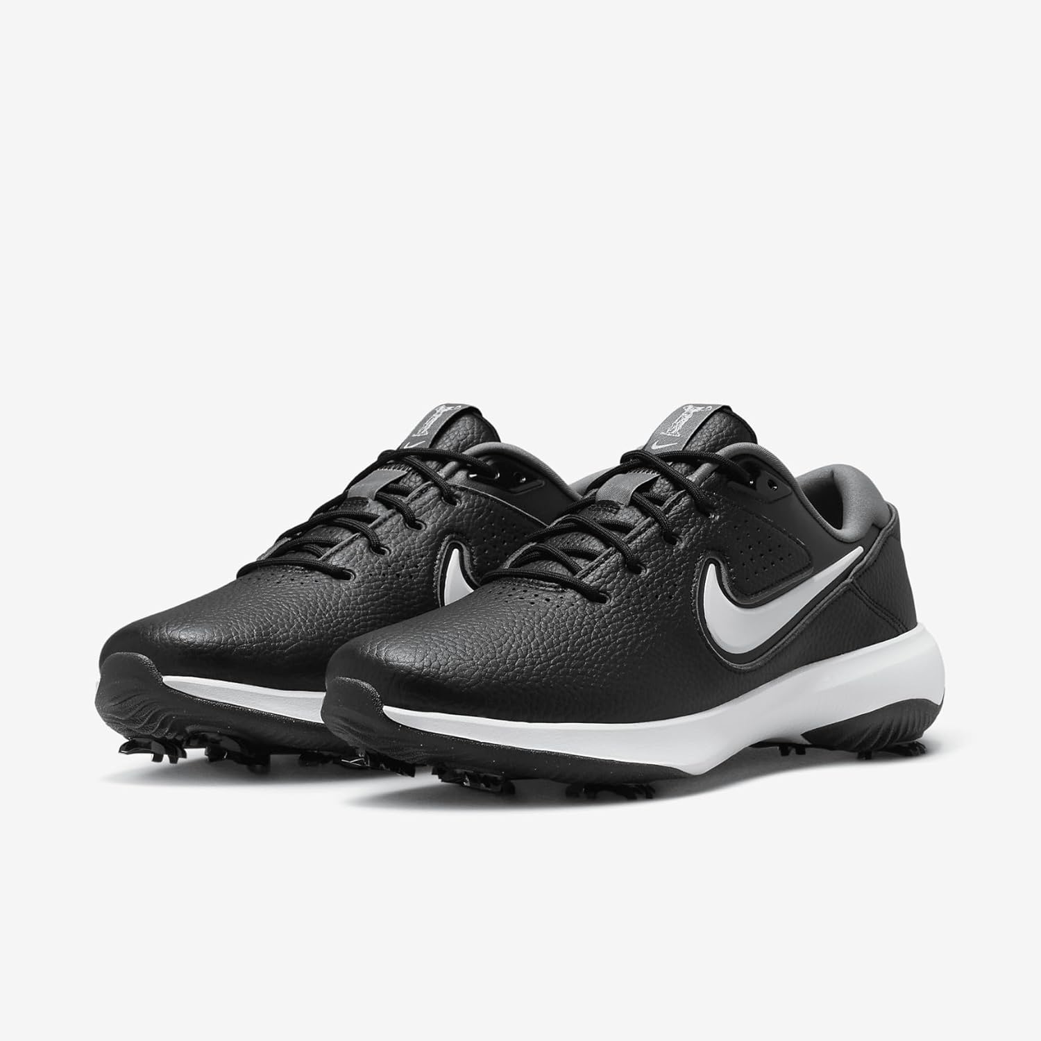 Nike Victory Pro 3 Men's Golf Shoes (DV6800-010, Black/White-Smoke Grey) Size 12.5