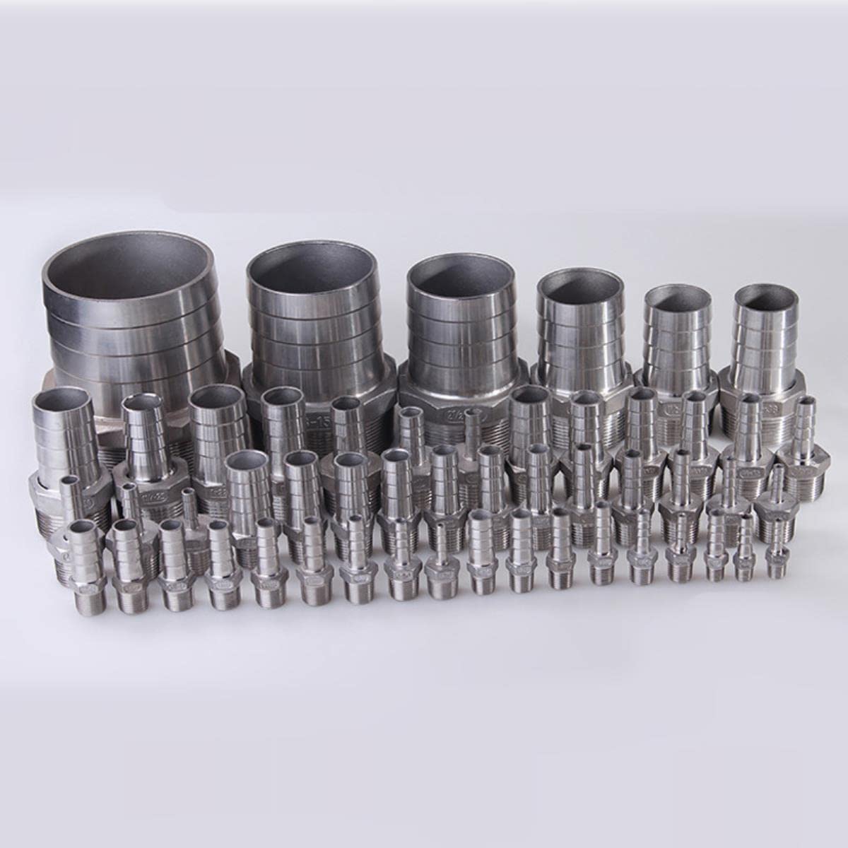Złącze węża, Złącze węża ogrodowego, Stal nierdzewna, męskie BSP 1/8", 1/2", 1/4" 3/4" Gwint, Złączka do rur, Złączka do węża, 6 mm do 25 mm Narzędzia, Akcesoria, 6 mm,Złącza(15mm)