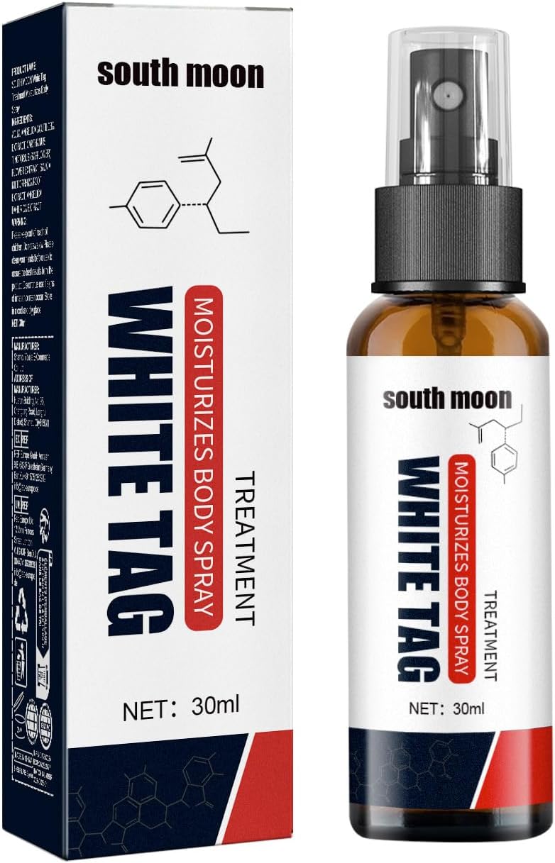 White Tag Skin Treatment Spray, 30ml, Natural Herbal Extract for Pigmentation Support, Suitable for Hands, Neck, Back, Face