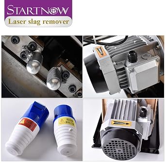 Startnow Laser Slag Removal Tool for Laser Cutting Machine Slag Cleaning Tool Slat Rack Deslagging Machine (ZJ-100B 380V)