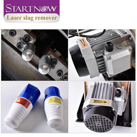 Startnow Laser Slag Removal Tool for Laser Cutting Machine Slag Cleaning Tool Slat Rack Deslagging Machine (ZJ-100B 380V)