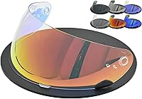 Vista 14 de Visor de Repuesto para Casco de Moto, Protector de Visera para Casco Star RS-1 Vortex Qualifier Revolver, Accesorios Universales