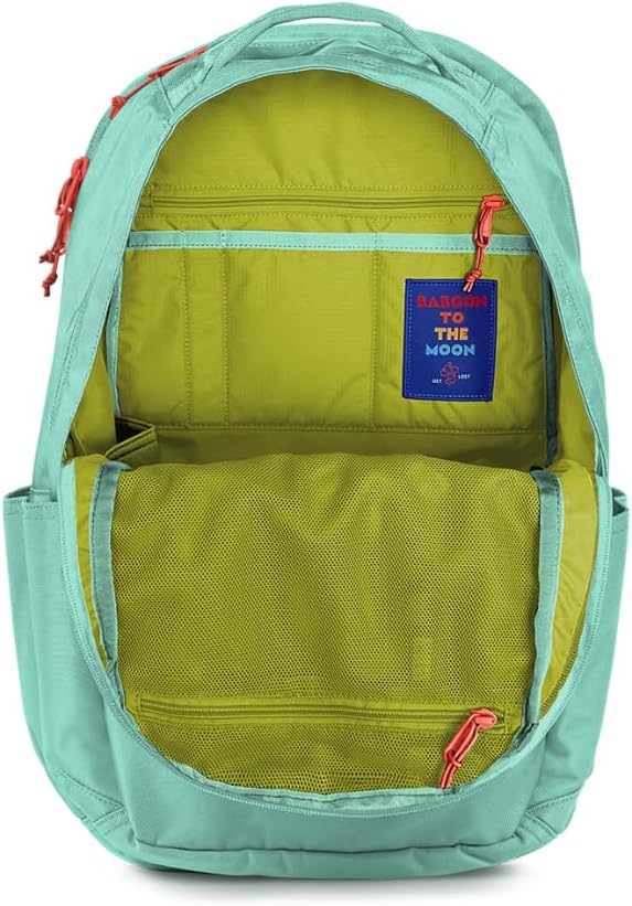 Baboon to the Moon City Backpack – Water-Repellent 16" Laptop-Friendly Backpack, Work, Travel, Gym Bag for Men & Women (Aqua Drift) - Image 3