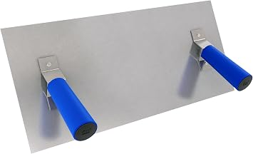 Bon Heavy Duty Go-Devil Spreader Aluminum 22 in. x 10 in. with Dual Comfort Grip Handles for Stucco, Plaster, and EIFS