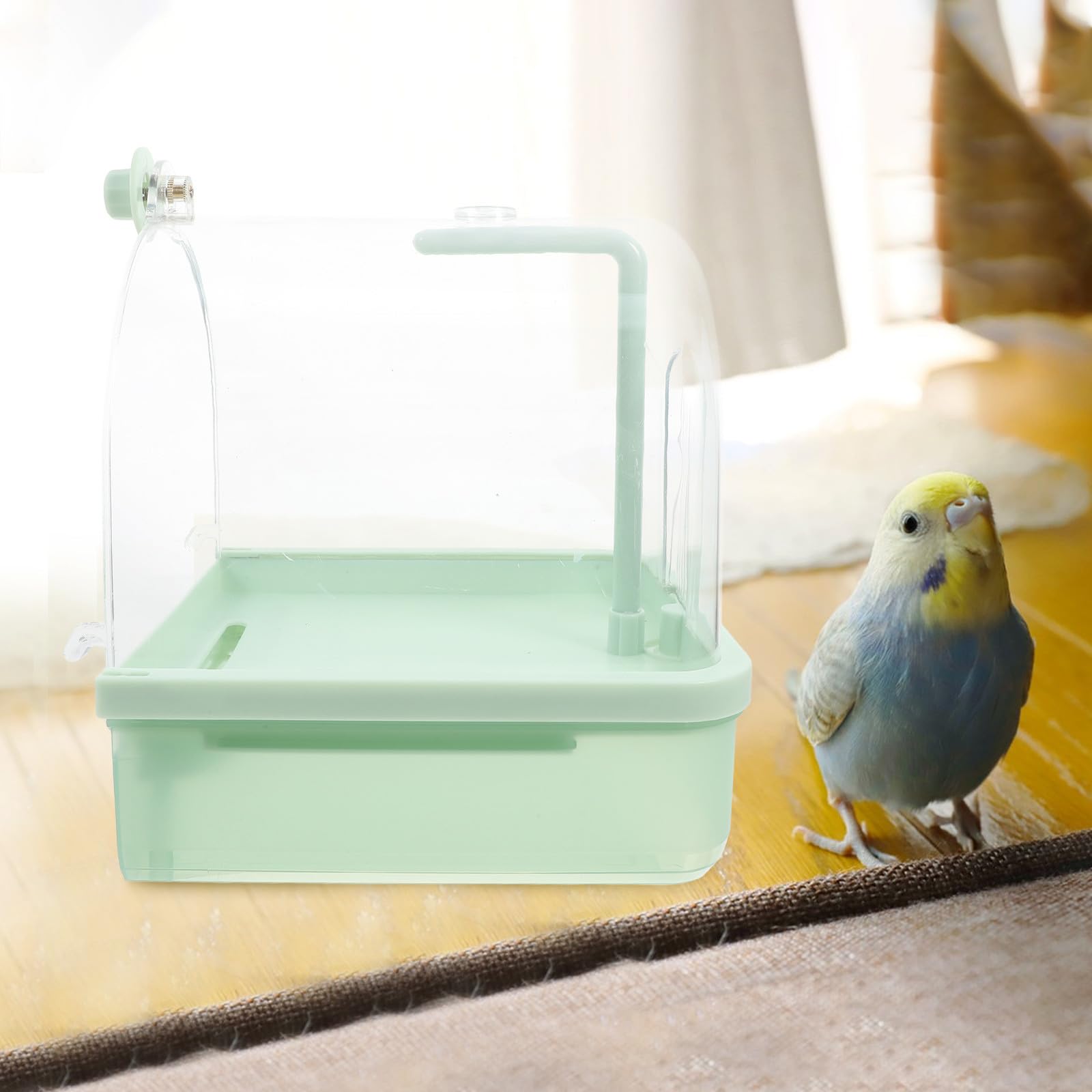 Bain D’Oiseaux en Abs avec Automatique Robinet Rotatif 180°
