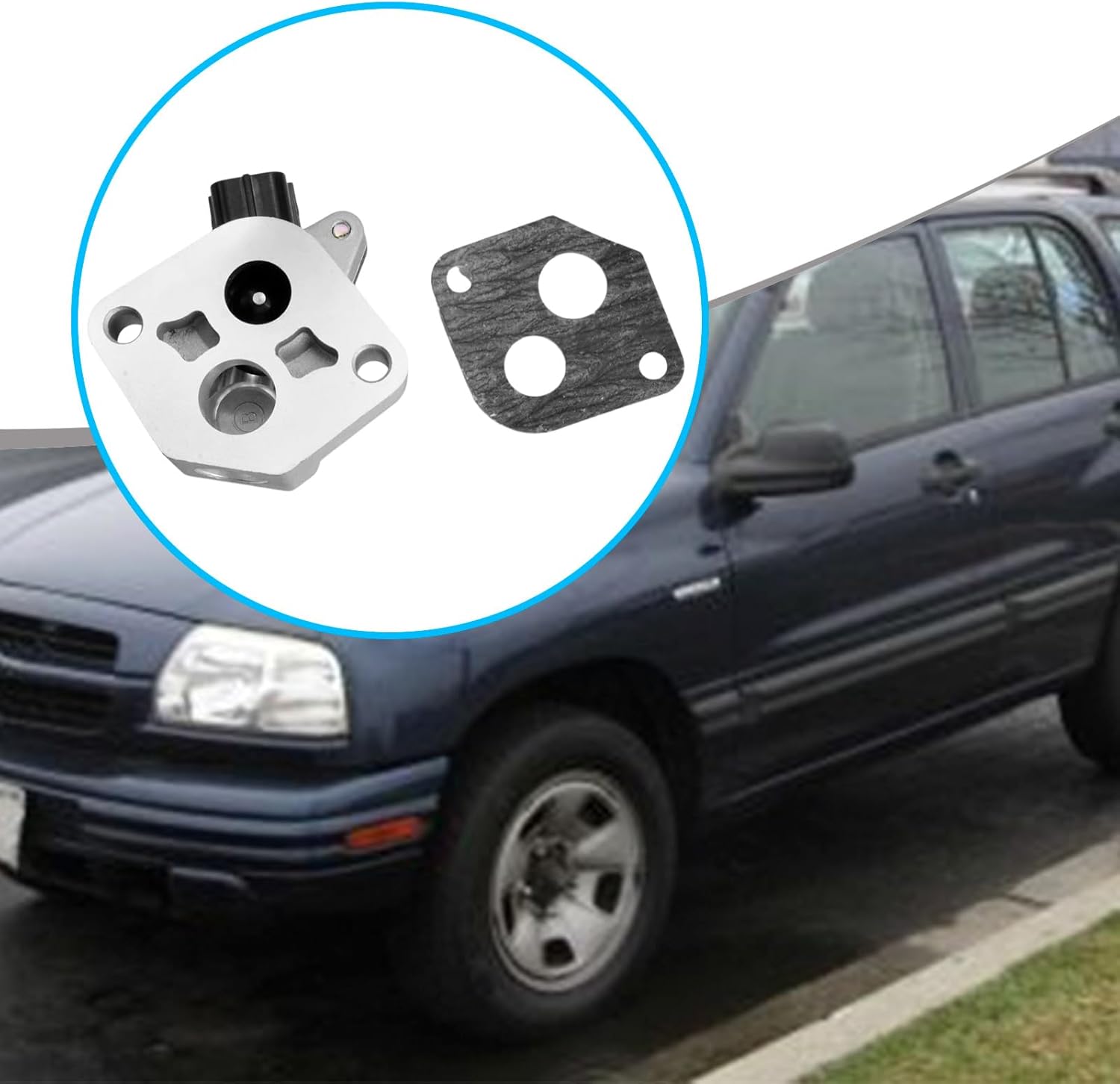 Idle Air Speed Control Valve Replacement for 18137-67D00 1813767D00 Fit for Suzuki Compatible For Grand Vitara 1999-2005