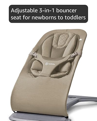 ergobaby　バウンサー Amazon.com : Ergobaby Evolve Bouncer and Toy Bar Set - Midnight