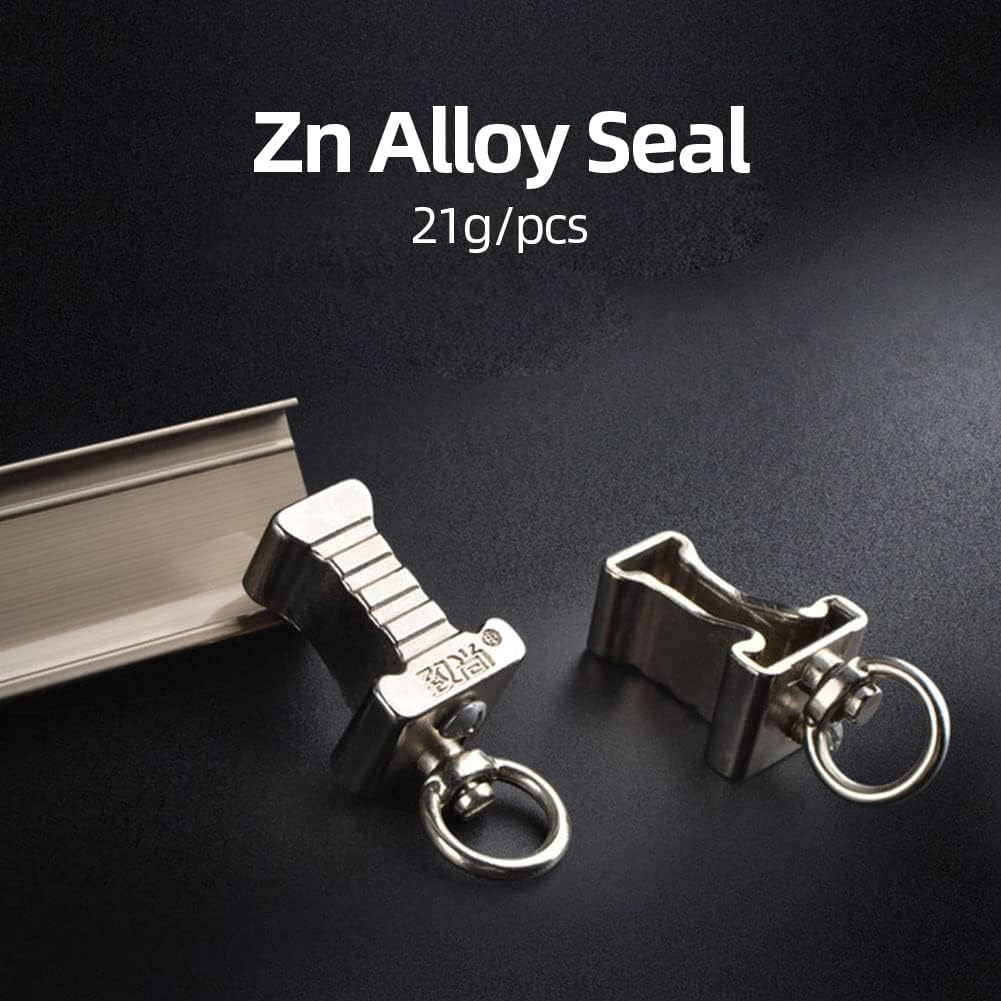 ZSHINE Heavy Flexible Curtain Tracks for Bay Window Aluminum Alloy Silence Curtain Double Rods Curtain Accessories (White)