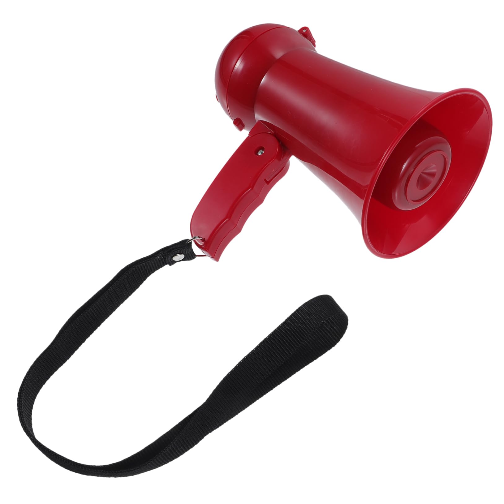 Mini Megafono Portatile Rosso Leggero con Controllo Volume e Tracolla