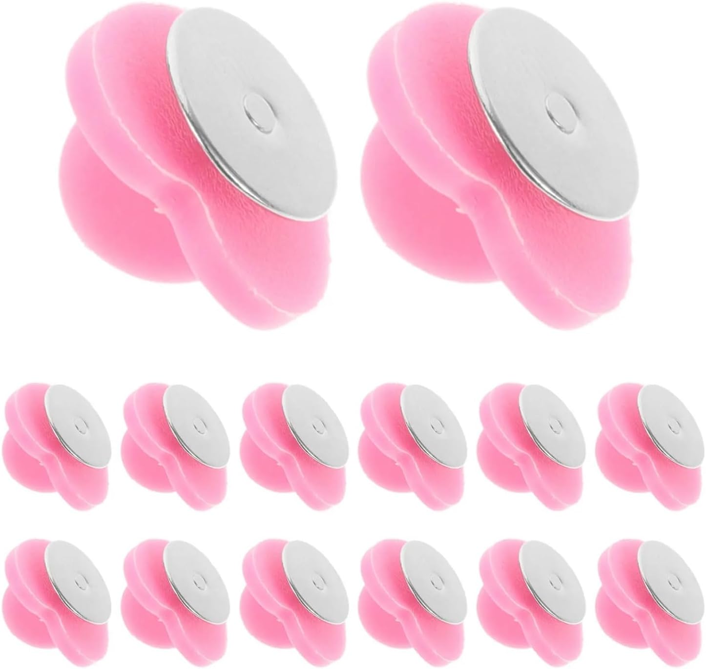 Pin Backings 300 Sets Lapel Pin Backs Rubber Metal Locking Clutch Backing Stopper Ends for Enamel Pins Badge Holders DIY Jewelry Making