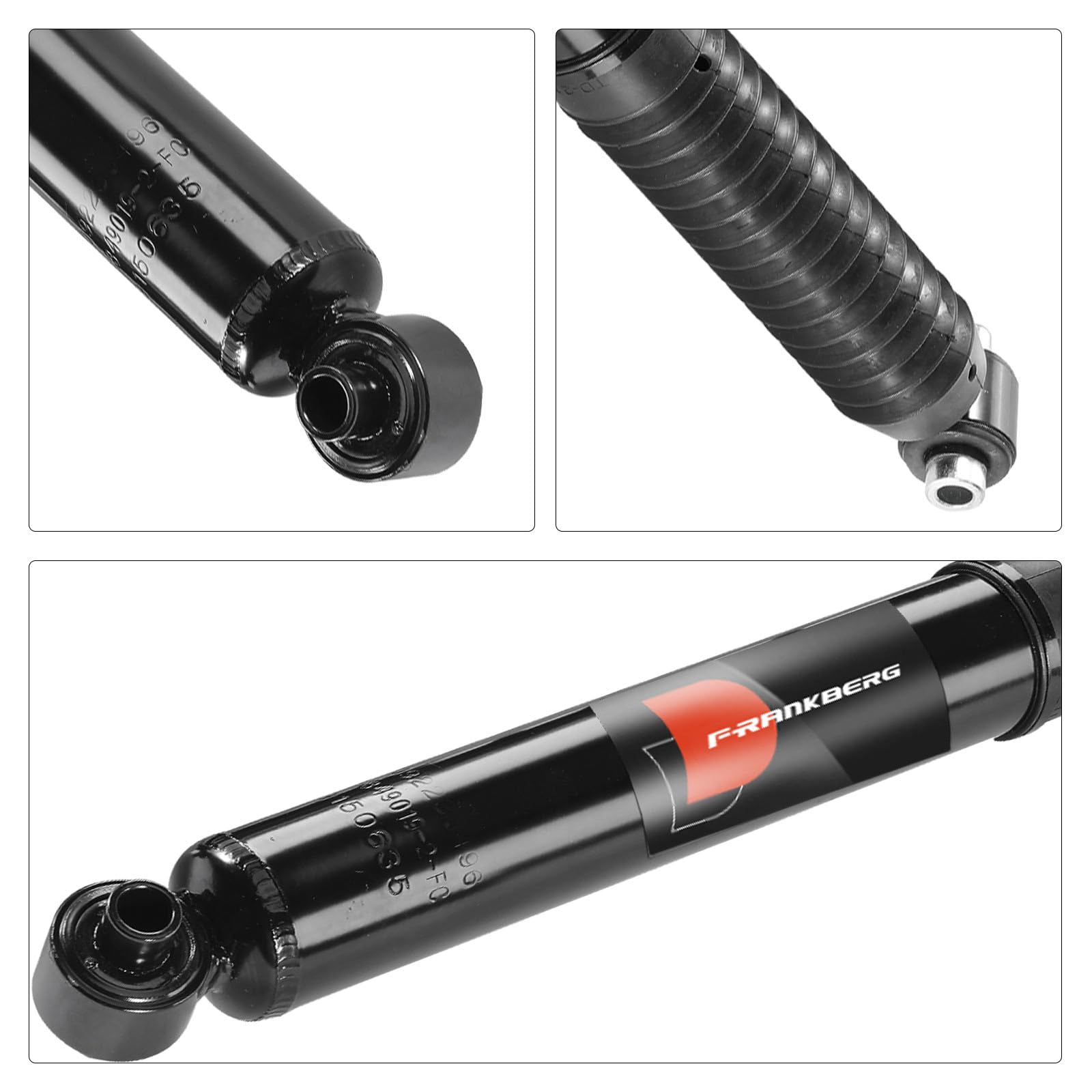 Frankberg 2x Amortisseur à gaz Arrière Gauche Droite 478mm Pression de gaz Compatible avec 208 I CA CC 207 WA WC C3 Picasso SH 207 Berline Remplacer# 5206FE, G2108