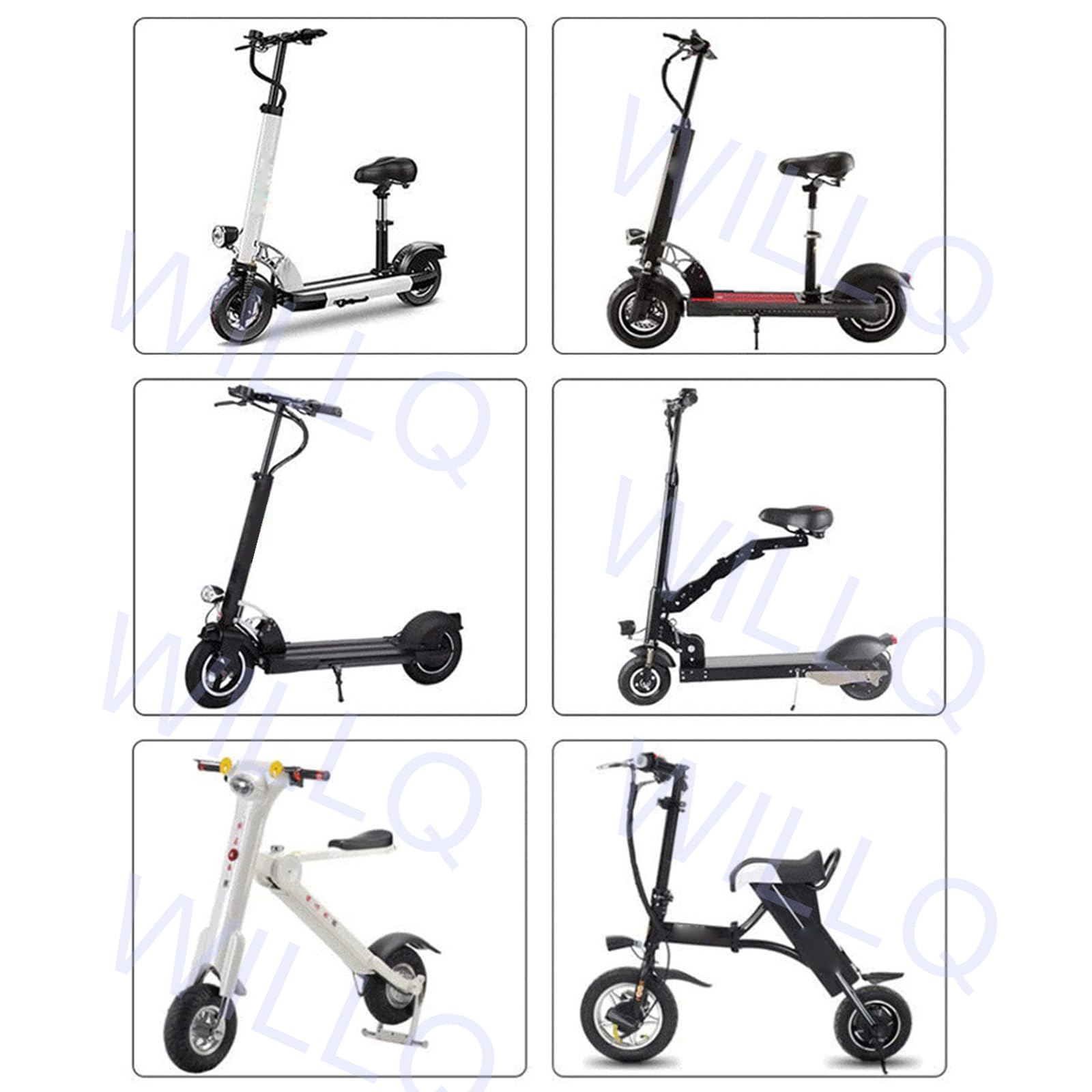 Batterie Lithium 36V 10Ah pour kit Moteur Trottinette électrique | Pièce rechange pour scooter, batterie 36V 10000mAh pour vélo électrique, avec connecteurs SM et XT30, enveloppe en PVC