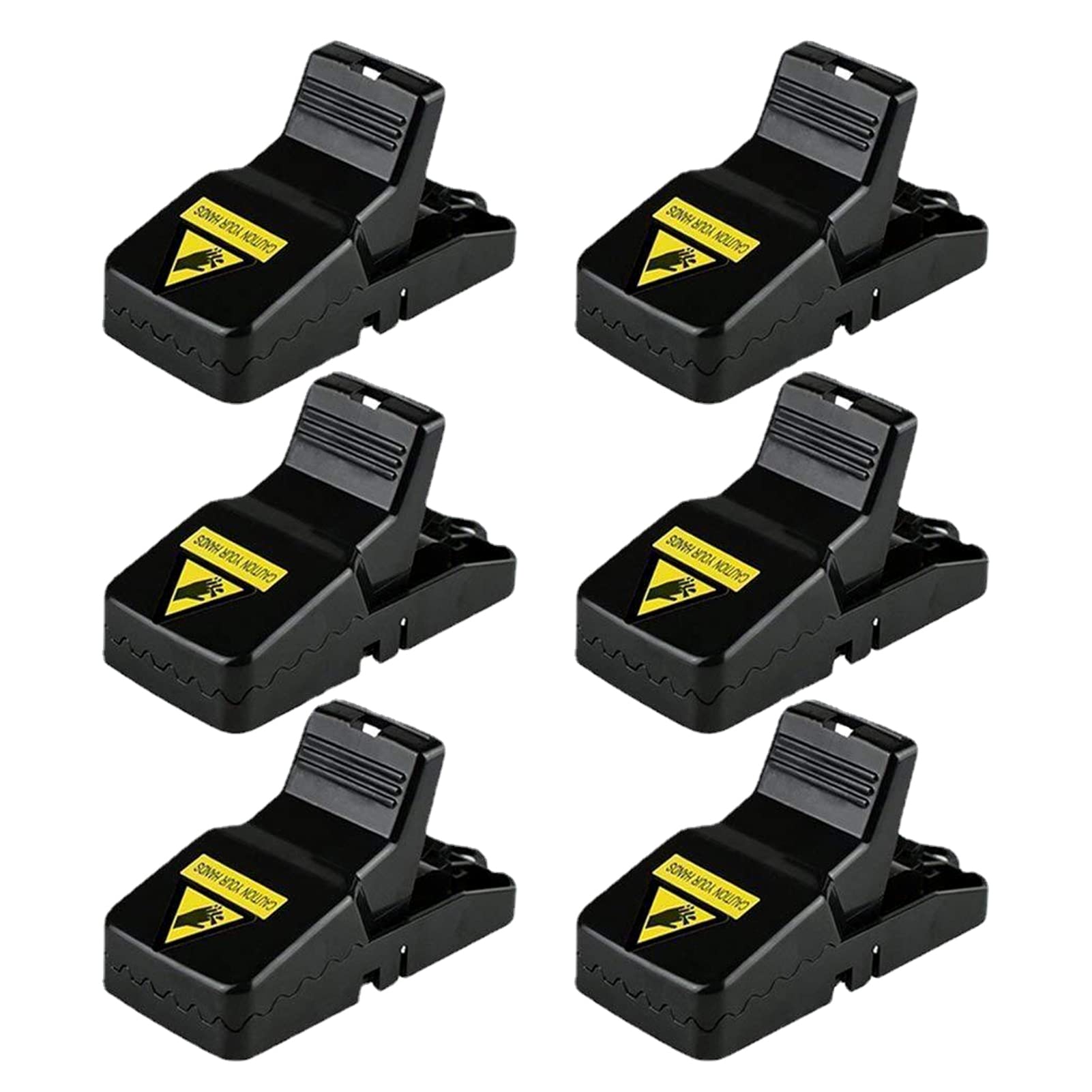 Bobique 6 Pcs Reusable P-Lastic S-Mart Mouse Trap, 6 Pcs Reusable P-Lastic S-Mart Mouse Trap Quick Kill Mice Traps For Indoor/Outdoor Pet Rodent Voles Hamsters Moles
